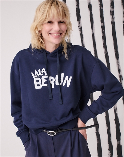 Lala Berlin - Hedy Cotton Hoodie - Dark Navy